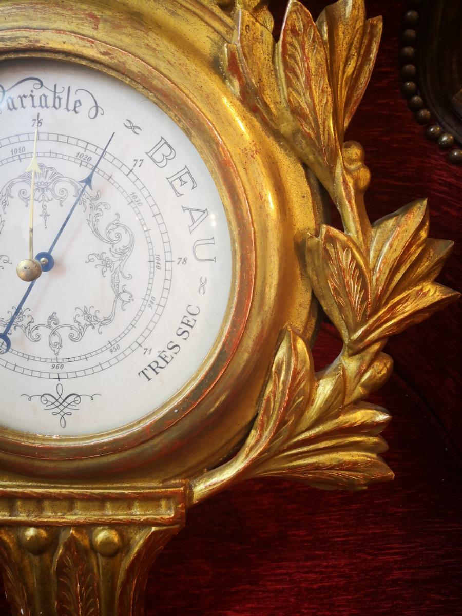 Golden Wood Barometer-photo-1