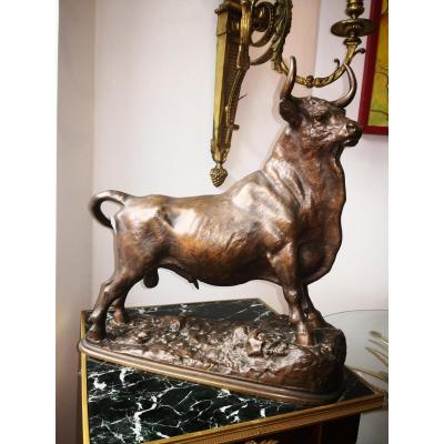 Bronze Bull By Fratin