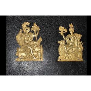 Empire Gilt Bronze Attributes