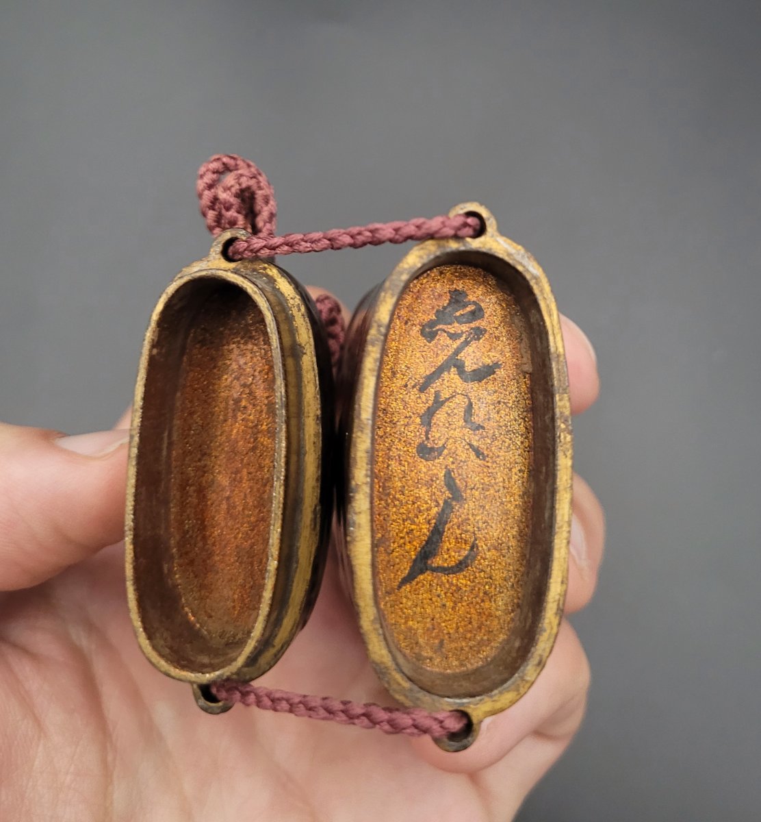 nro à 4 cases - Laque noir et or - Japon - Période Edo-photo-5