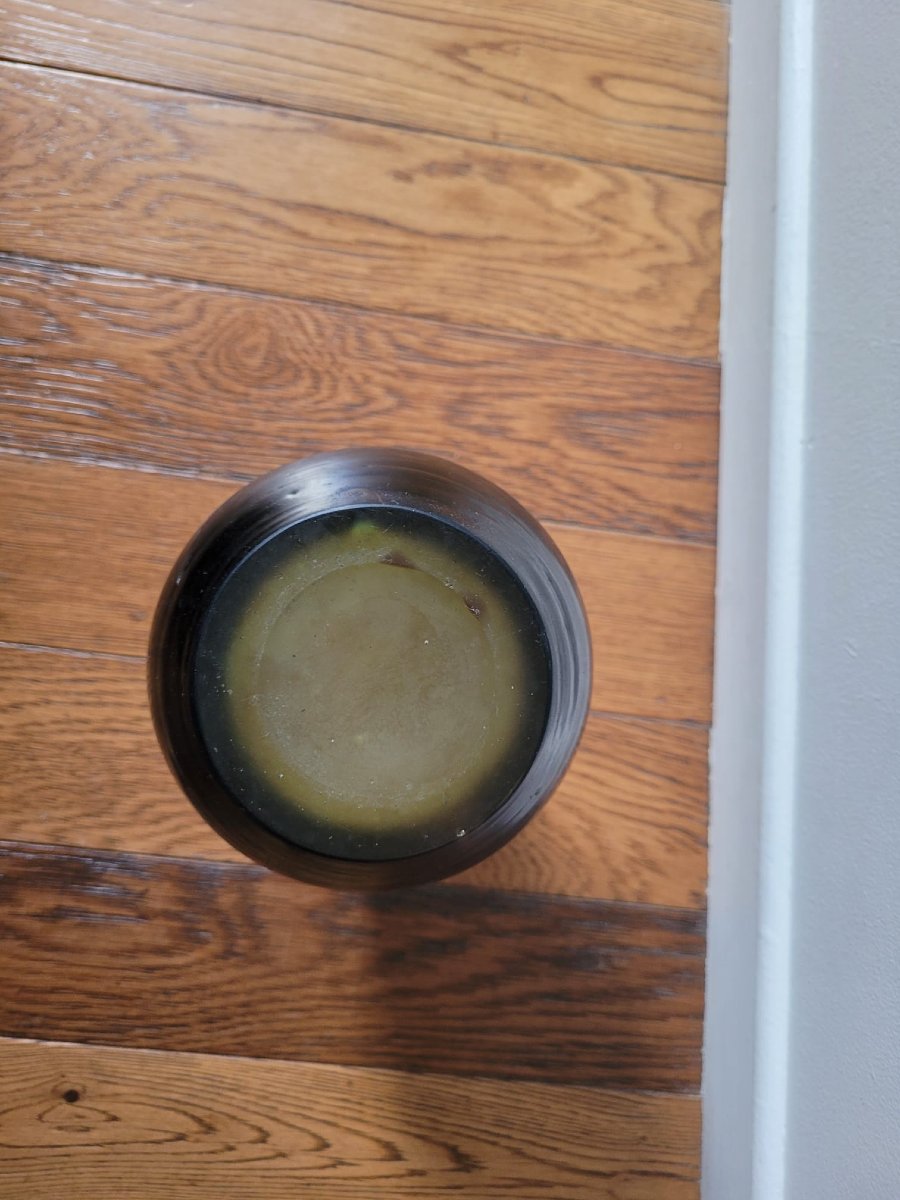 Pear-shaped Gallé Vase - Decorated With Clematis Flowers - Signed-photo-3