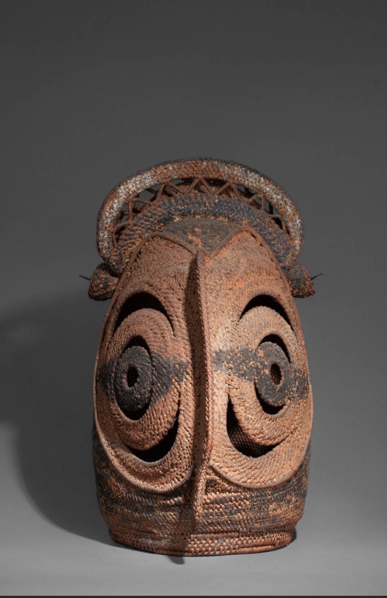 Masque Baba (Baapa), Abelam, région Maprik-Wosera, Papouasie NG.  Francis Mazière