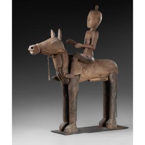 Rare Equestrian Tau Tau, Toraja, Sulawesi