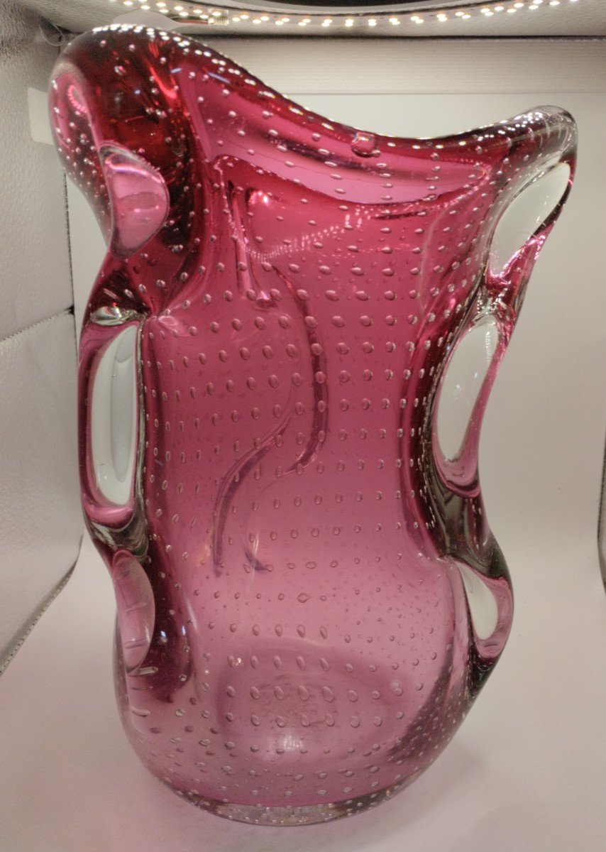 Vase - Murano - Bullicante - Archimedes Seguso - C. 1970