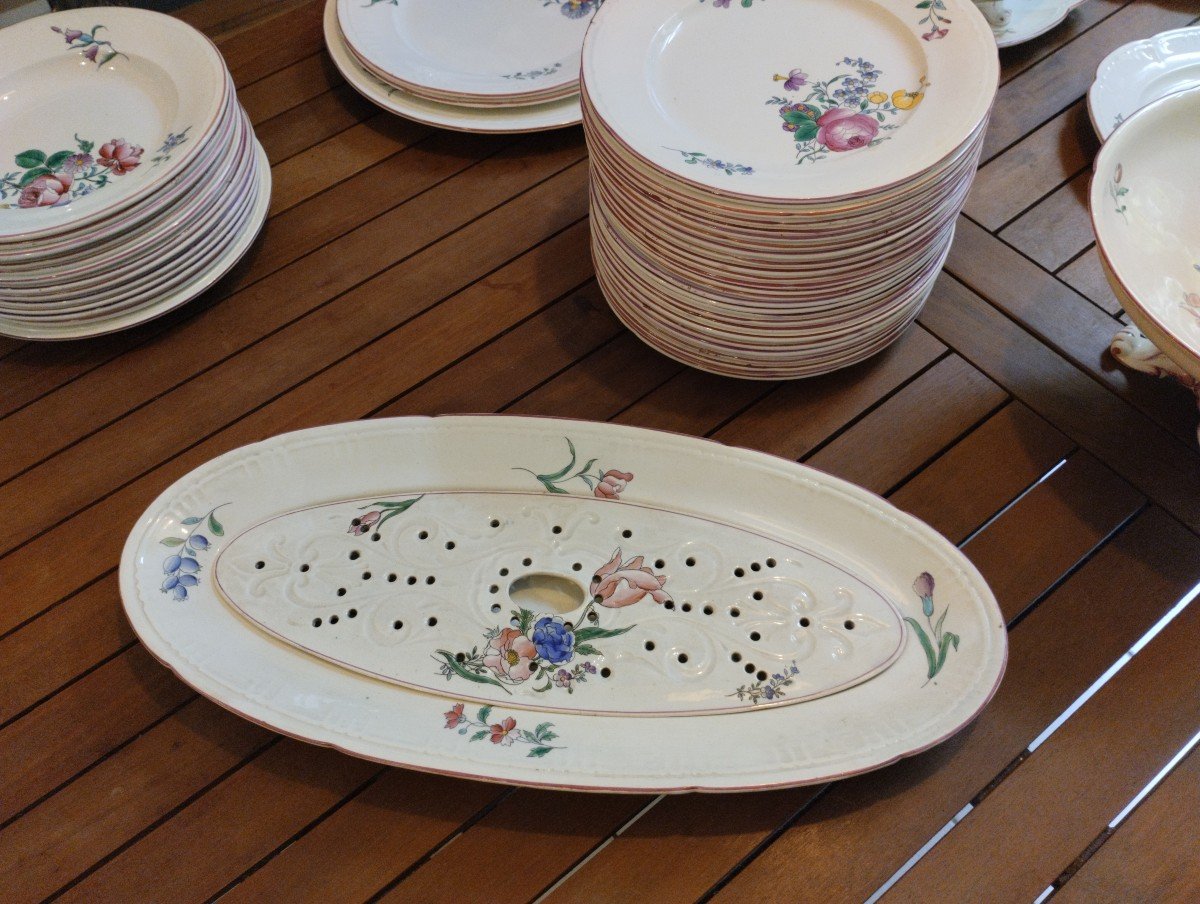 Table Service - Earthenware - Vieillard Bordeaux - Late 19th Century-photo-4