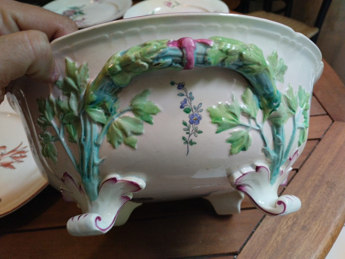 Table Service - Earthenware - Vieillard Bordeaux - Late 19th Century-photo-4