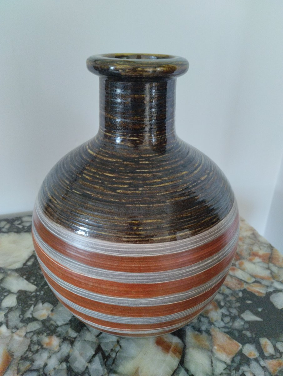 Vase - Céramique - Marcel Guillot  - v. 1960.-photo-4