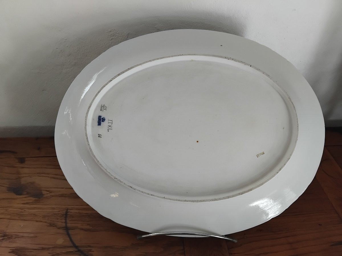 Plat  - Porcelaine- Manganèse - Copenhague- 1905.-photo-1