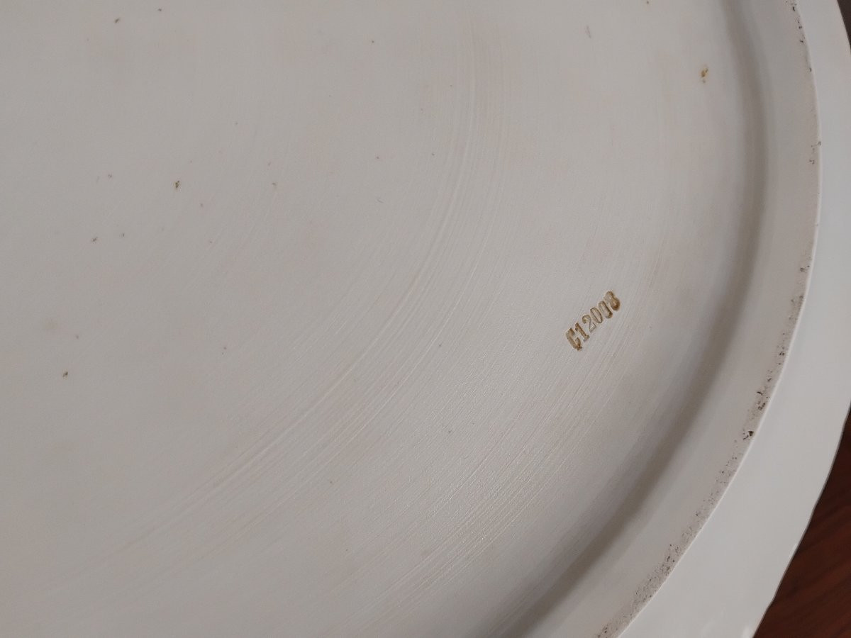 Plat  - Porcelaine- Manganèse - Copenhague- 1905.-photo-3