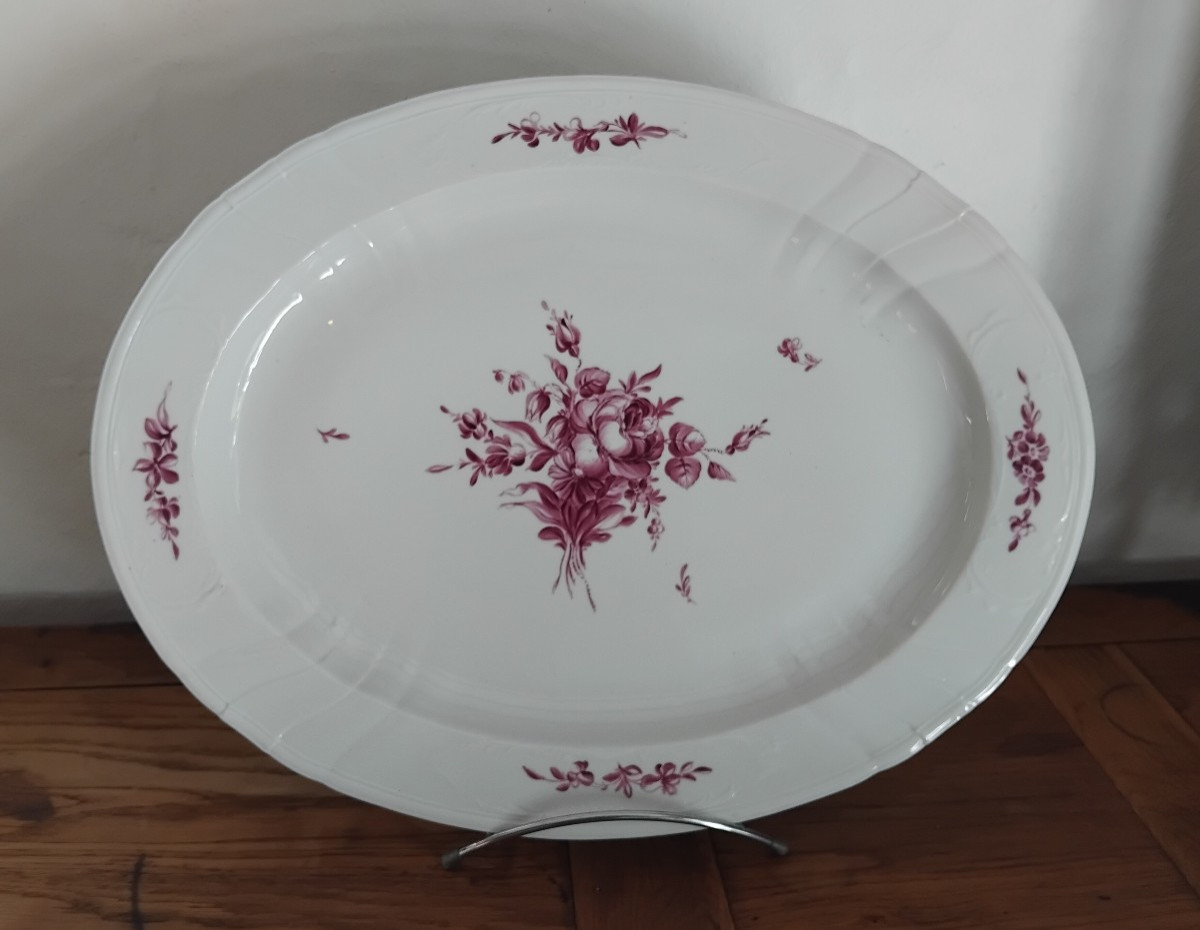 Plat  - Porcelaine- Manganèse - Copenhague- 1905.