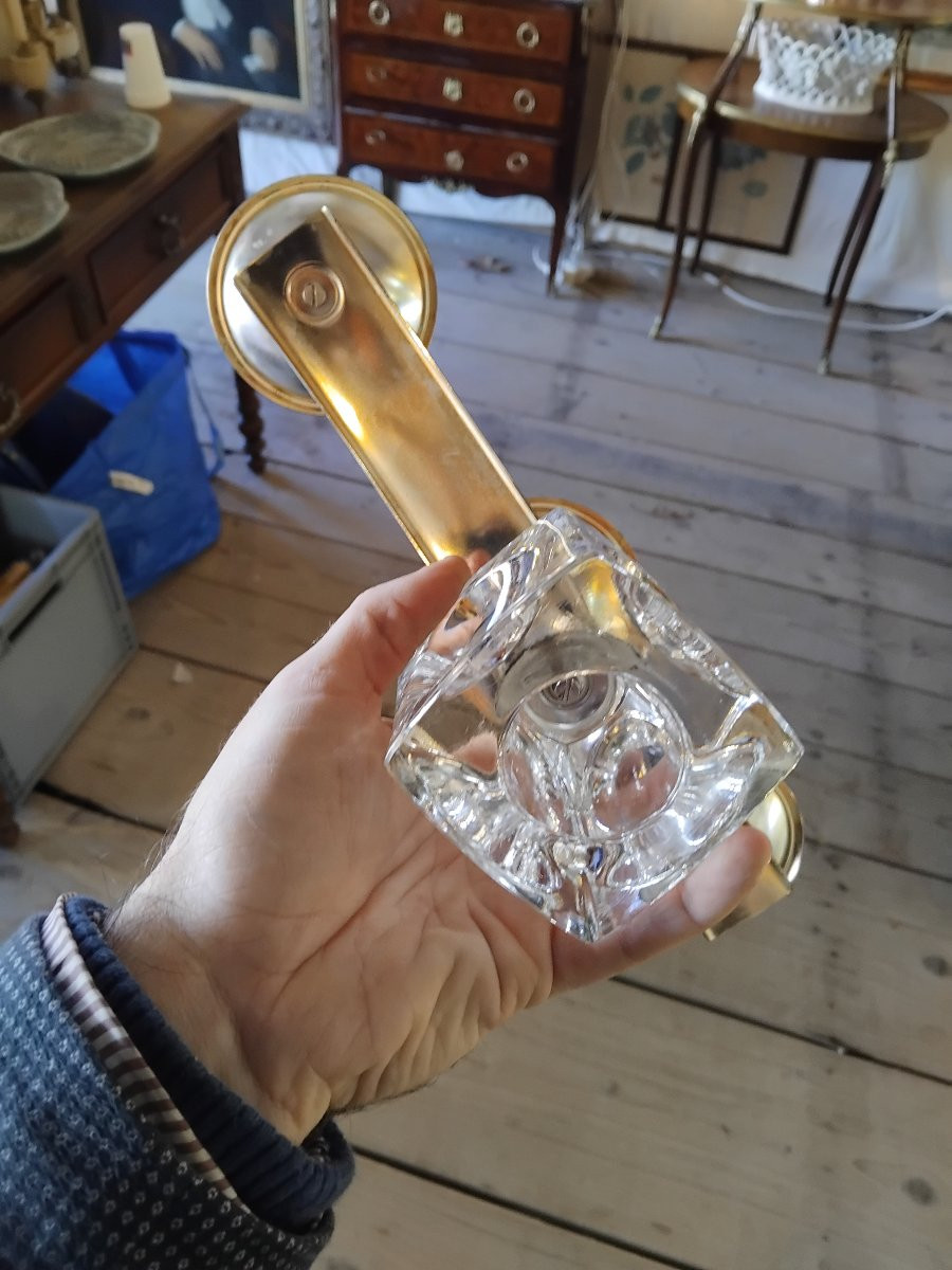 Paire de  bougeoirs - Peill et Putzler - v. 1970.-photo-3