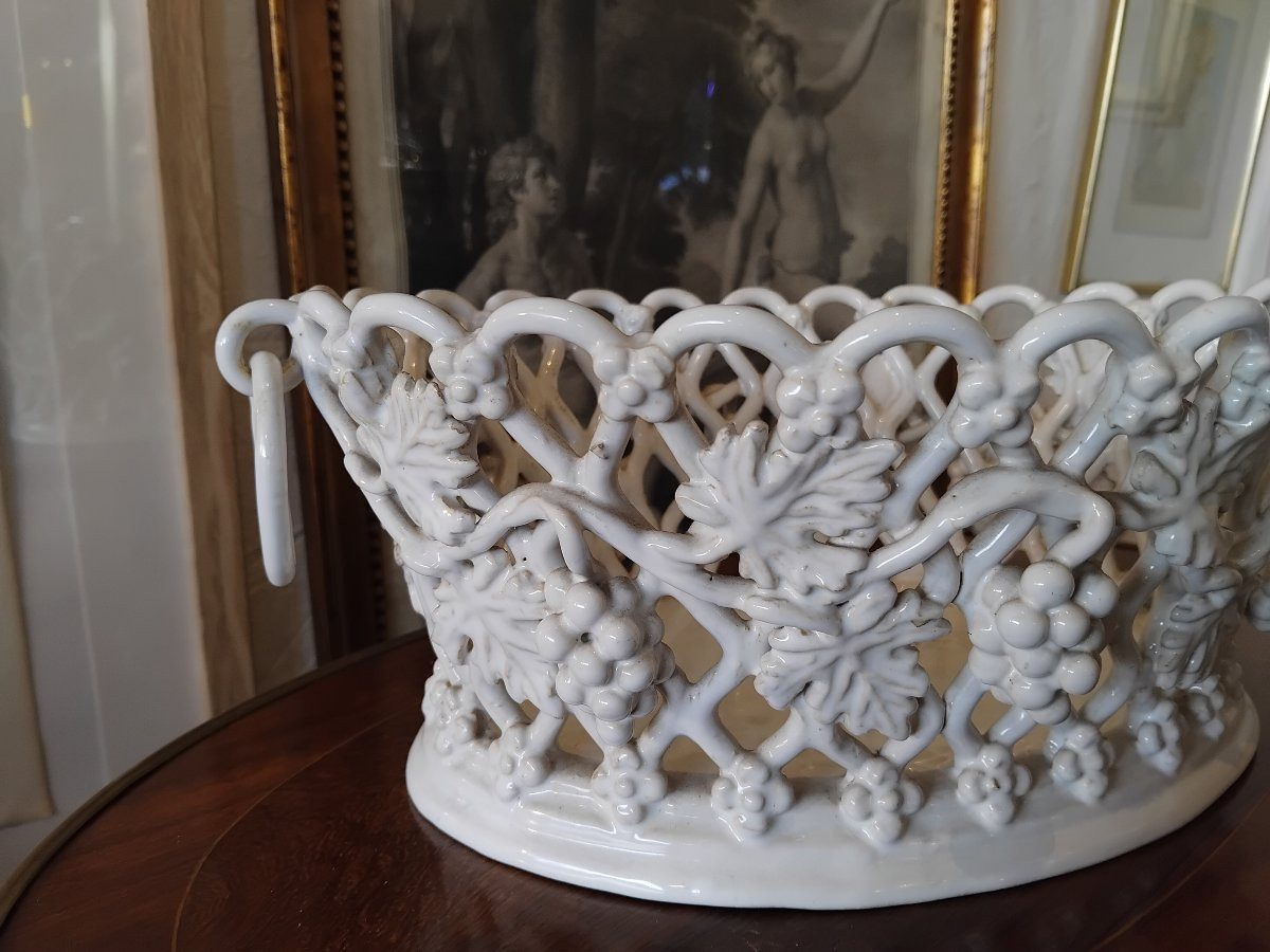 Jardinière - Faïence- Malicorne - Émile Tessier - v .1930-photo-2