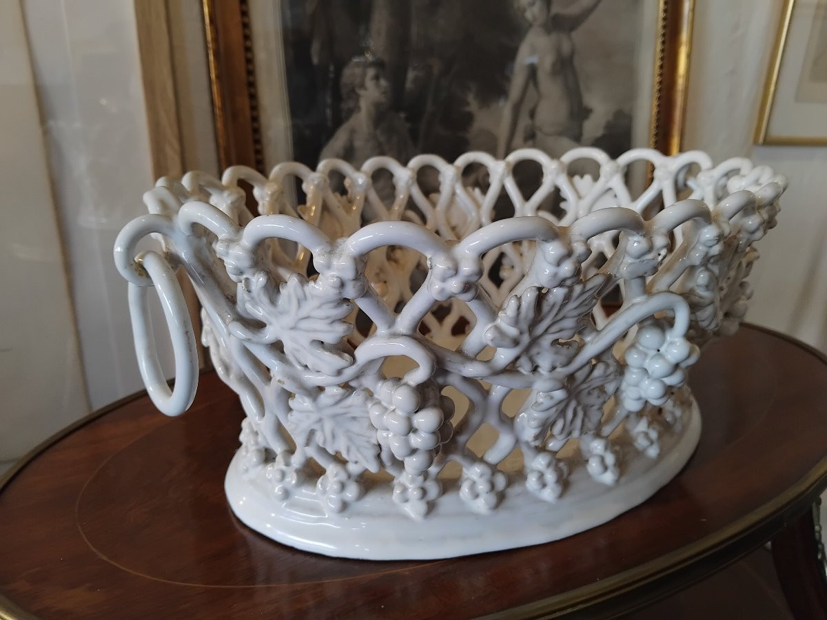 Jardinière - Faïence- Malicorne - Émile Tessier - v .1930-photo-4