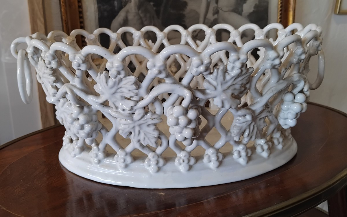 Jardinière - Faïence- Malicorne - Émile Tessier - v .1930