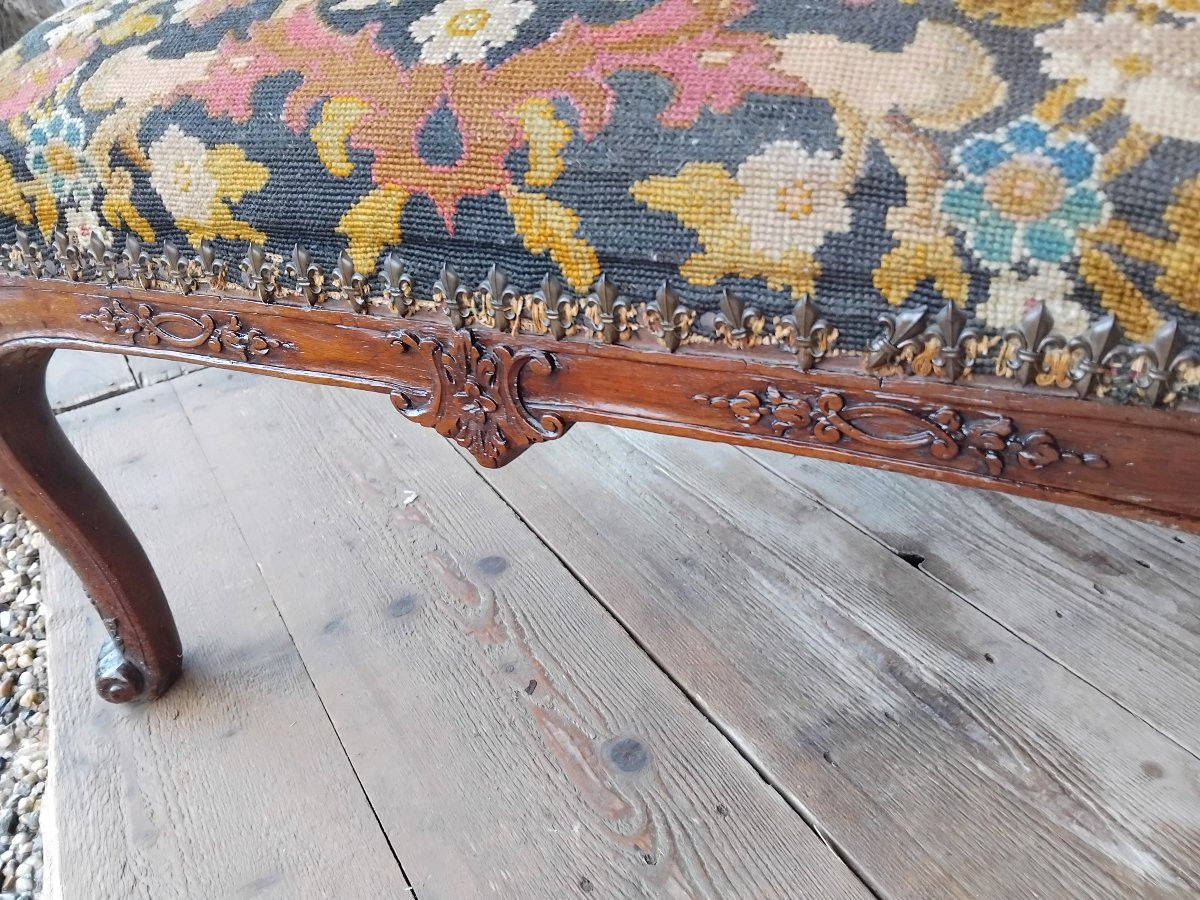 Armchair - Walnut - Regency Period - C. 1720-photo-4