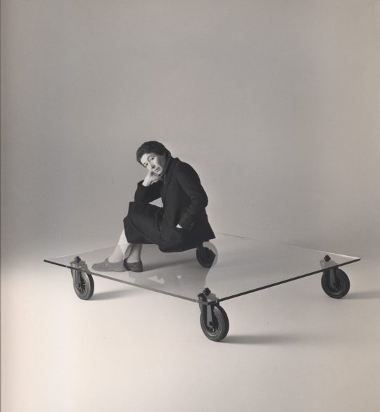 Table basse- Tavolo con ruote  - Gae Aulenti - Fontana Arte - v. 1980-photo-4