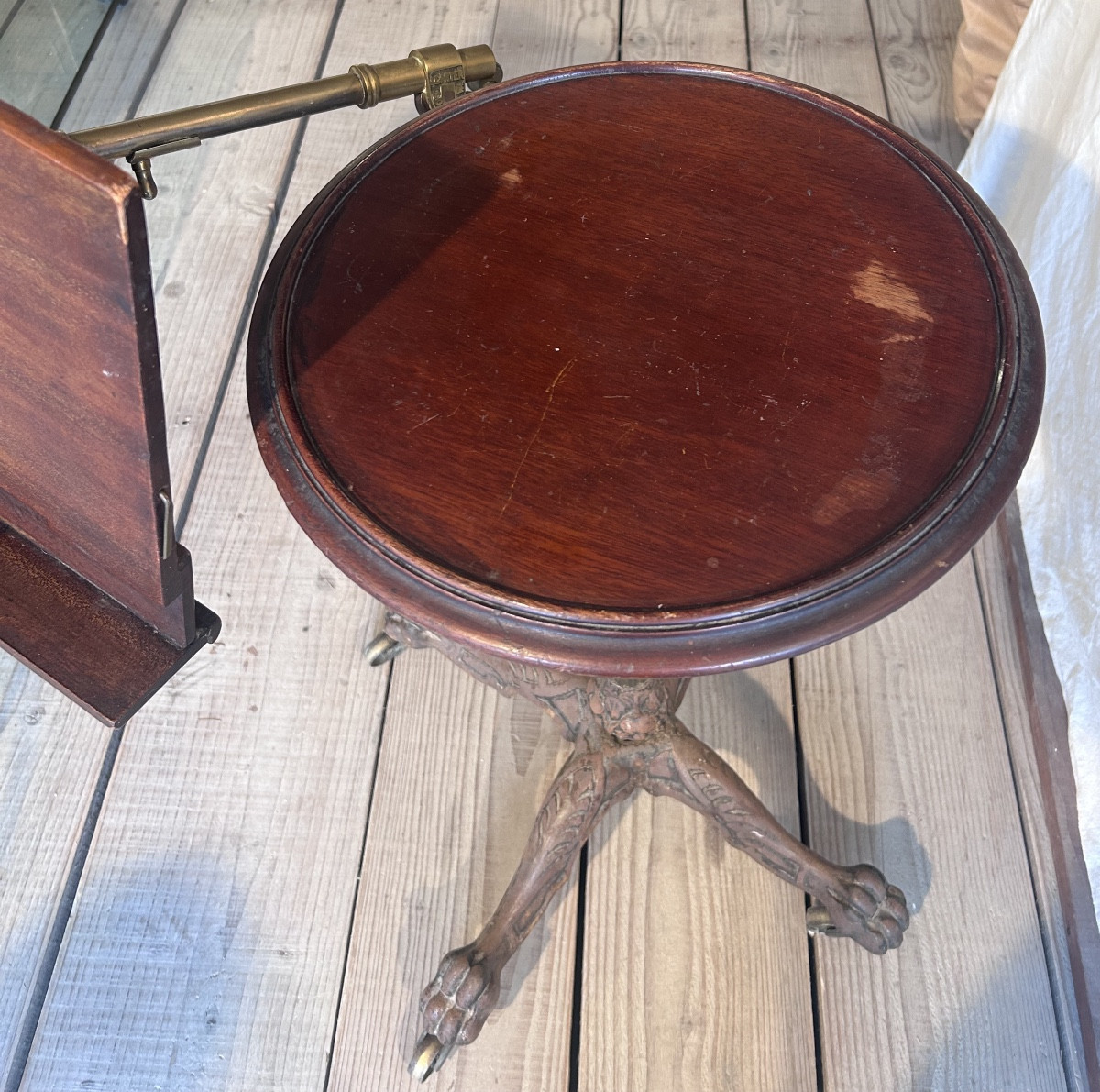 Literary Table - John Carter - Mahogany -v.1880-photo-3