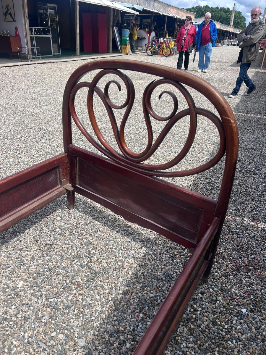 Pair Of Beds - Bentwood- J. J Kohn - C.1900-photo-1