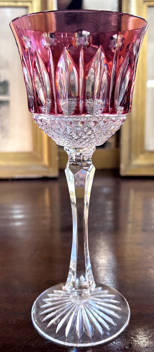 Suite de six  verres-  Roemer - Cristal de Lorraine - vers 1970.-photo-3