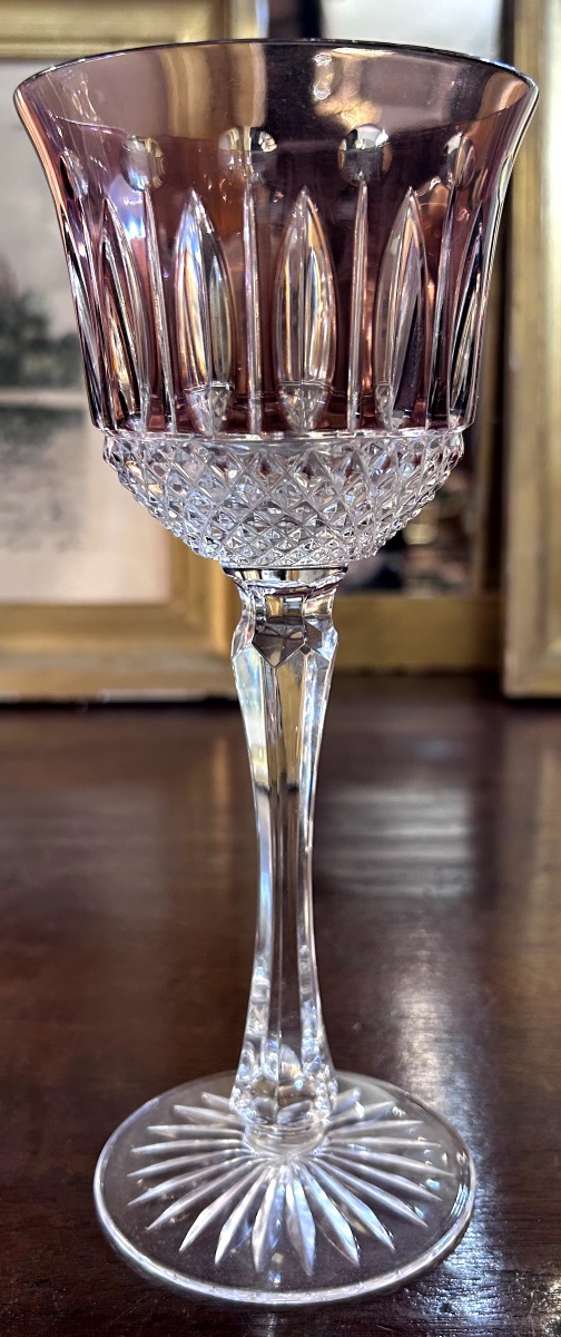 Suite de six  verres-  Roemer - Cristal de Lorraine - vers 1970.-photo-4