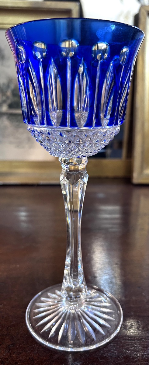 Suite de six  verres-  Roemer - Cristal de Lorraine - vers 1970.-photo-5