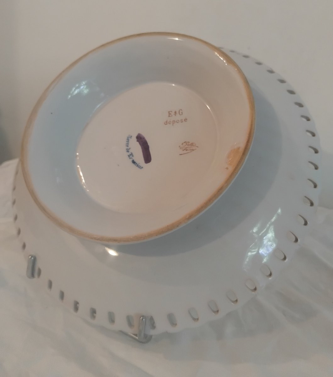 Mounted Plate - Stanniferous Earthenware - Emile Gallé - St Clément- C. 1870-photo-3