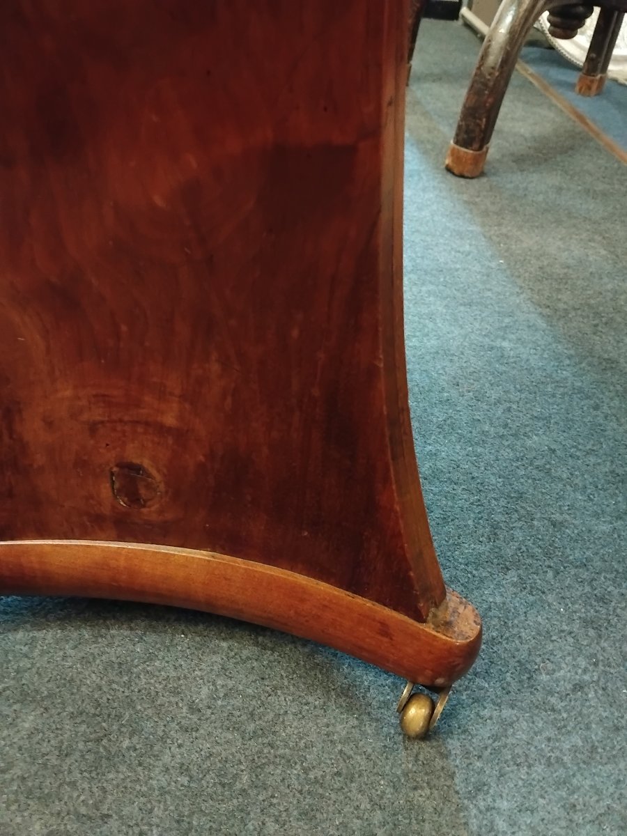 Stool - Mahogany  - Tripod - C. 1880.-photo-3