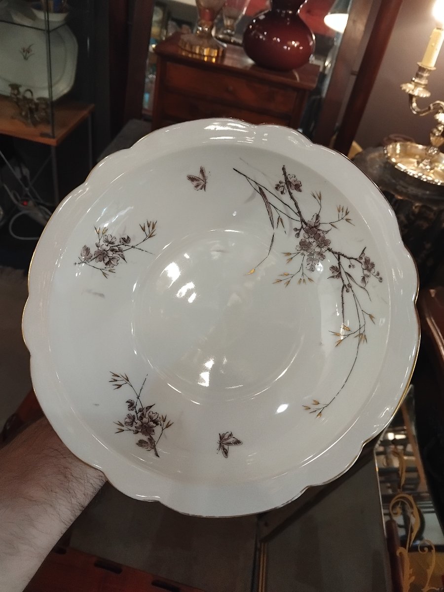 Dinner Service - Porcelain - Mehun - 61 Pieces - C. 1900.-photo-5