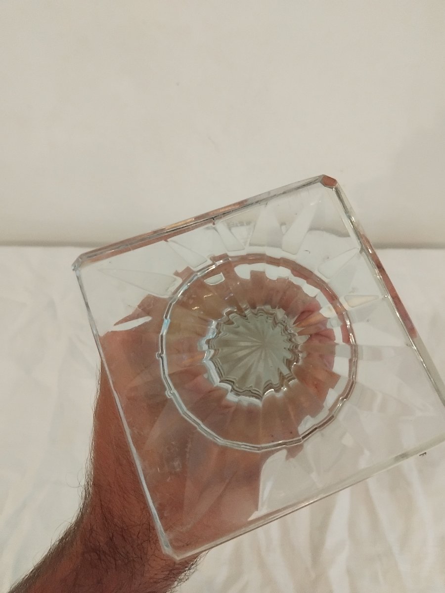 Vase - Crystal  - Medicis - Saint Louis - C. 1950.-photo-1