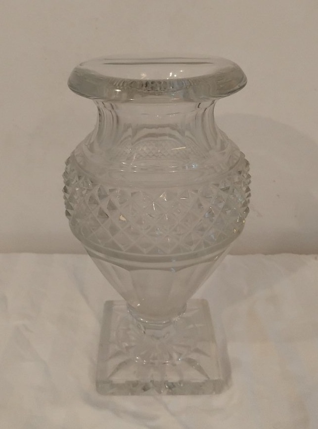 Vase - Crystal  - Medicis - Saint Louis - C. 1950.