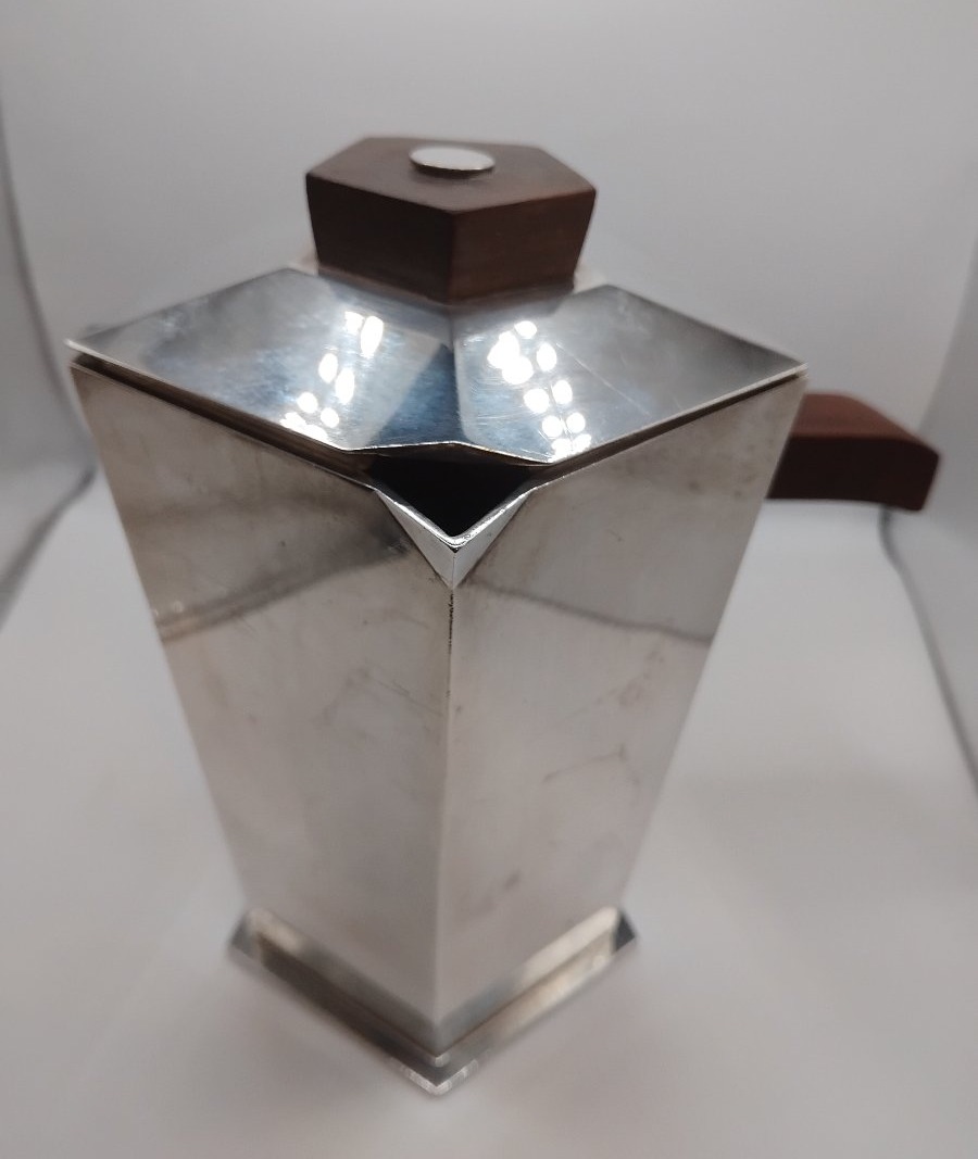 Cafetière -  Argent et palissandre - Tétard Frères - Valéry Byzouard (1875-1945) -1930.-photo-3