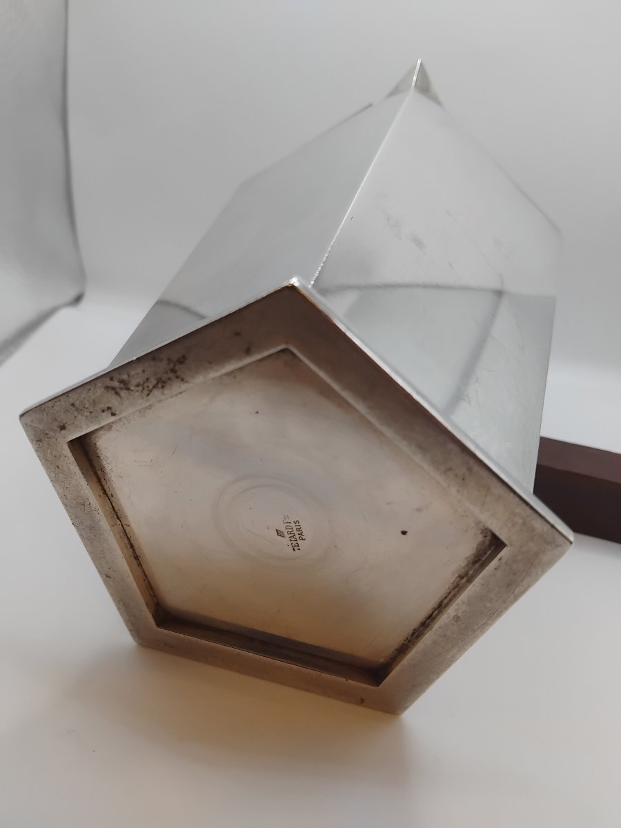 Cafetière -  Argent et palissandre - Tétard Frères - Valéry Byzouard (1875-1945) -1930.-photo-5