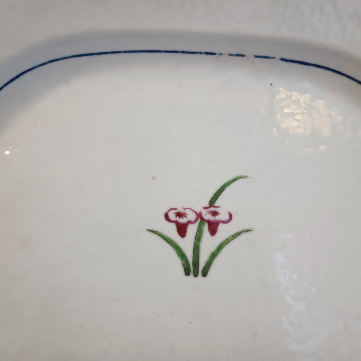 Plat - Porcelaine De Chine -  Compagnie Des Indes- XVIII E S.-photo-2