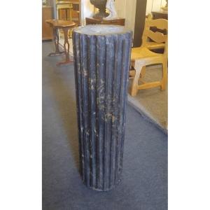 Colonne - Trompe l’œil - Marbre portor - Louis XVI - v.1930.