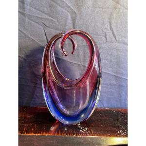 Vase - Verre De Venise- Sommerso - Vers 1970