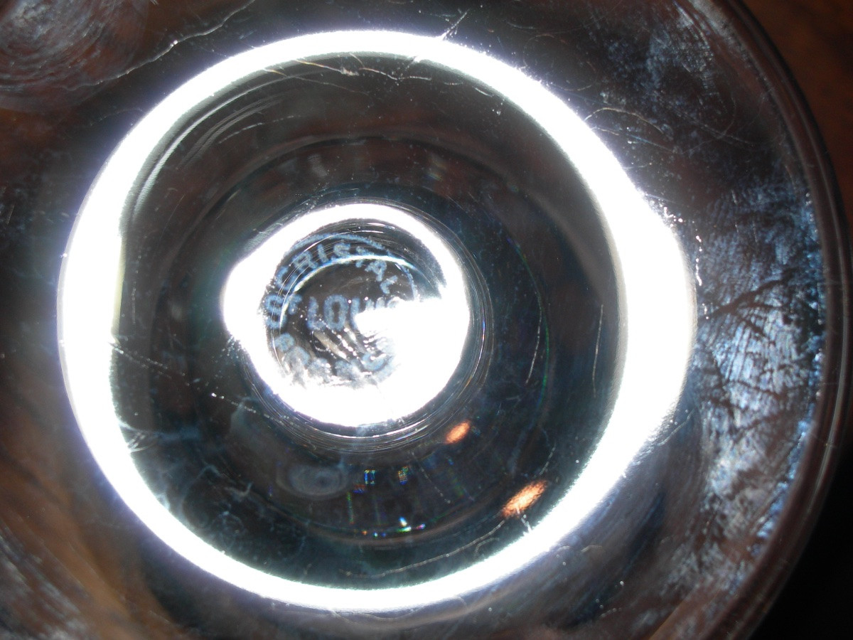 6 verres à eau ou vin modèle Jersey en cristal de st saint Louis verre paquebot France 13 cm-photo-2