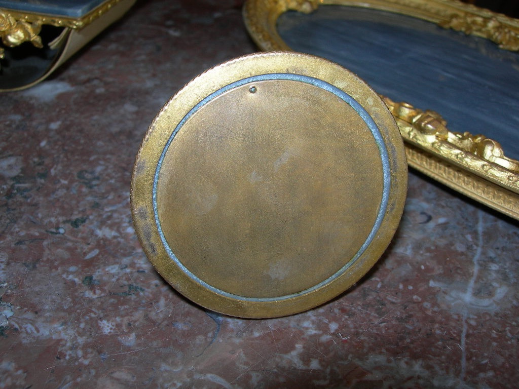 Napoleon III Period Blue Marble And Gilt Bronze Desk Set, Inkwell, Blotter Tray-photo-1
