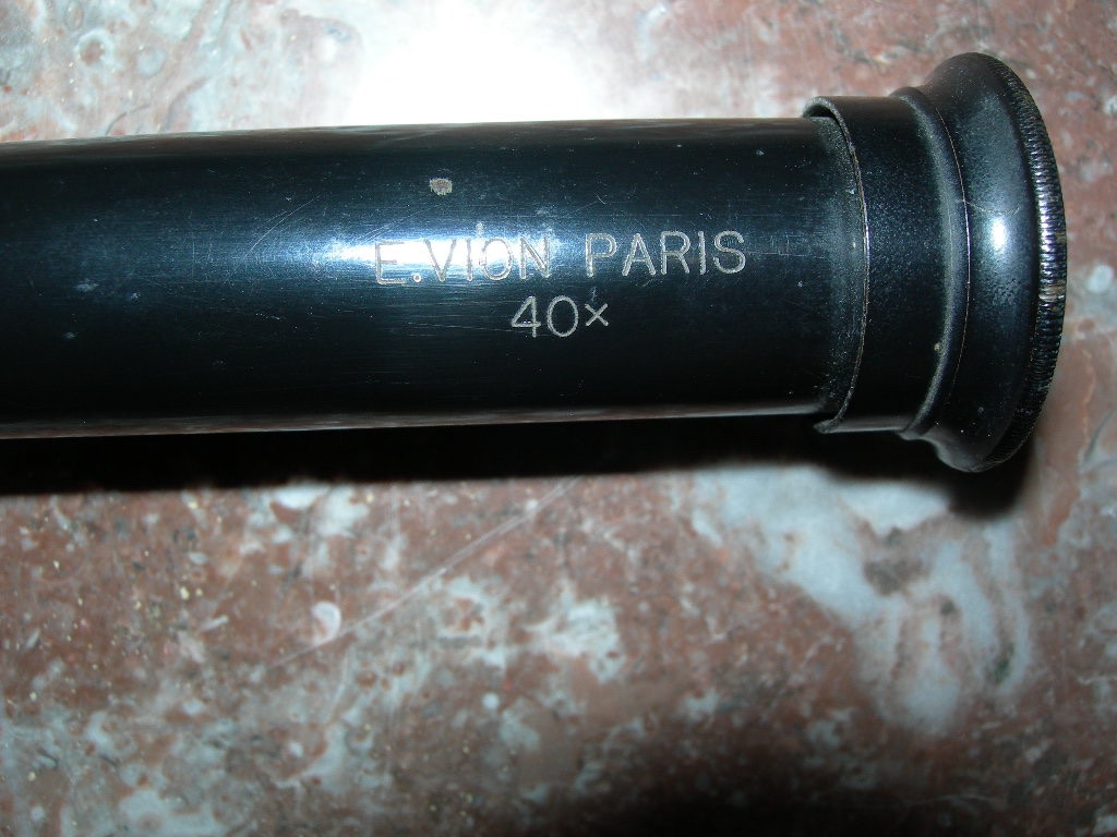 Old Telescopic Marine Telescope E. Vion 57 Cm Magnification X 40 19th Century-photo-3