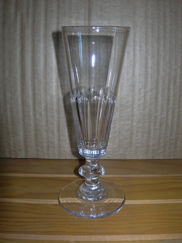 Série de 6 flutes à champagne en cristal de St saint Louis modèle Caton service de six verres-photo-2