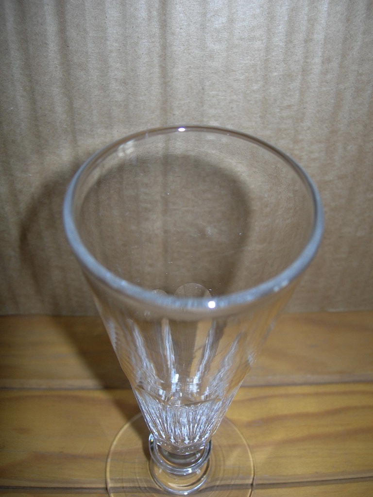 Série de 6 flutes à champagne en cristal de St saint Louis modèle Caton service de six verres-photo-1