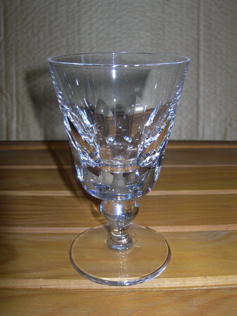 12 Jersey-style Liqueur Or Aperitif Wine Glasses Made Of Crystal From Saint-louis, France; 11.2 Cm-photo-2