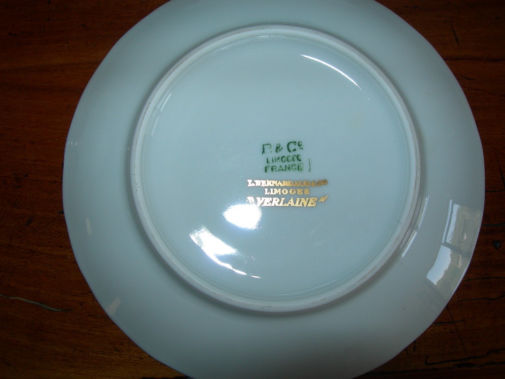 Limoges Porcelain Coffee Set By Bérnardaud, "verlaine" Model, Complete And In Perfect Condition -photo-2