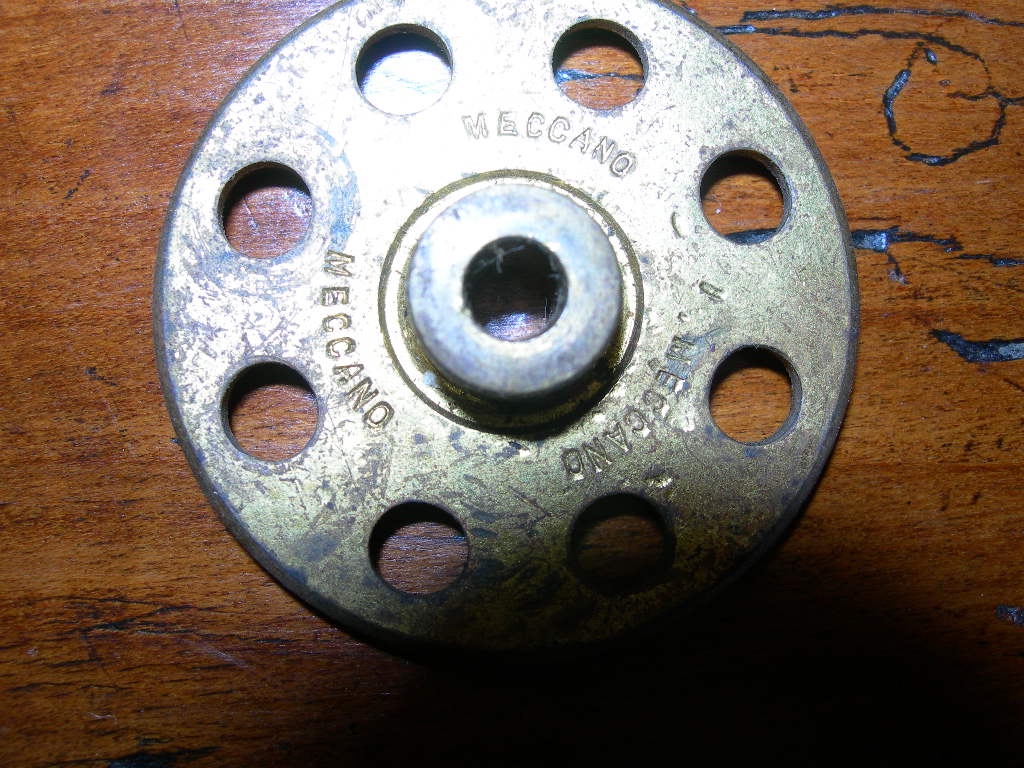Coffret de Meccano ancien en bois boite de choix n°6 période nickelée avec notice vers 1919 -photo-8