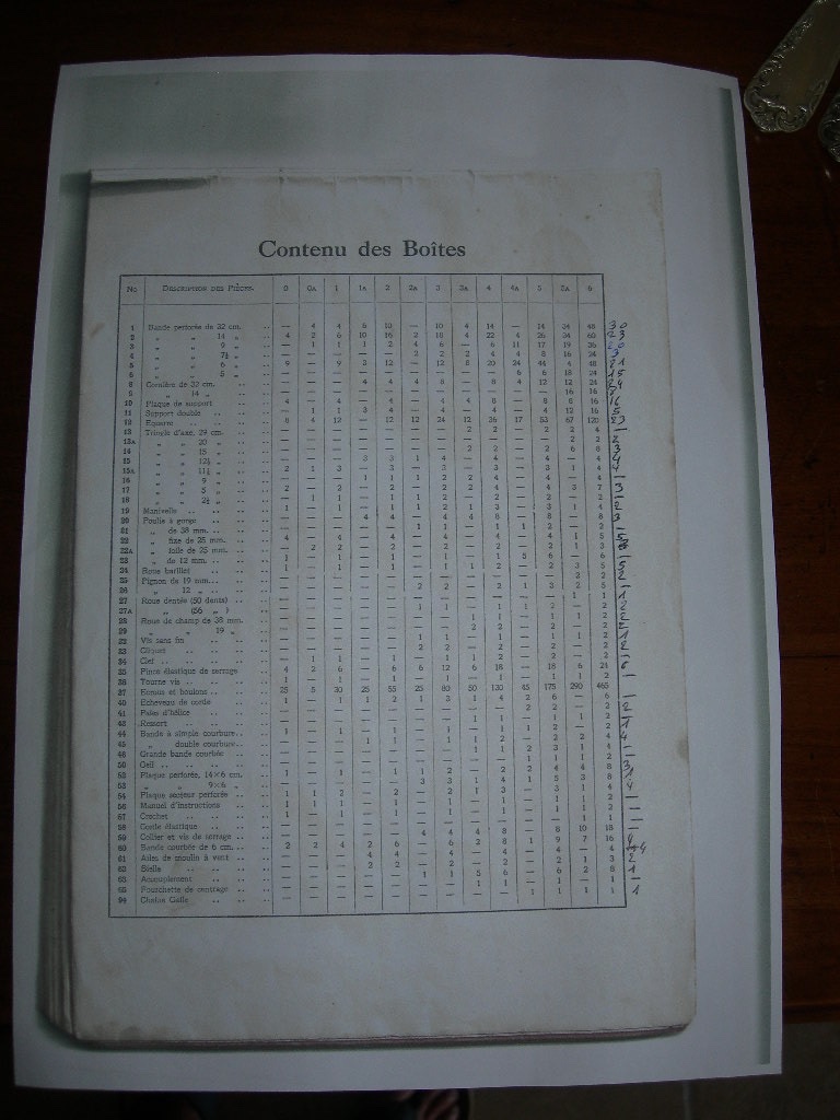 COFFRET DE MECCANO ANCIEN EN BOIS BOITE DE CHOIX N°6 PÉRIODE NICKELÉE VERS 1919 AVEC UN MOTEUR-photo-6