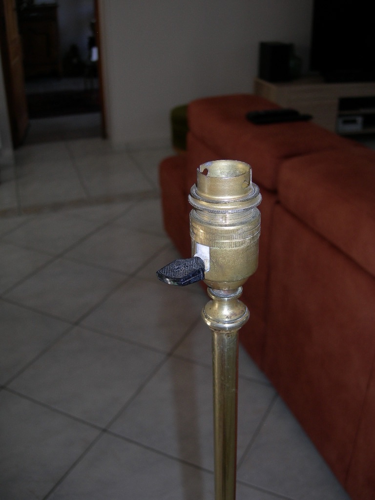 Small Telescoping Brass Reading Lamp From The 1950s–1960s—living Room Lamp-photo-1