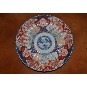 Large Antique Imari Porcelain Platter, Japan, 19th Century, Diameter 30.5 Cm