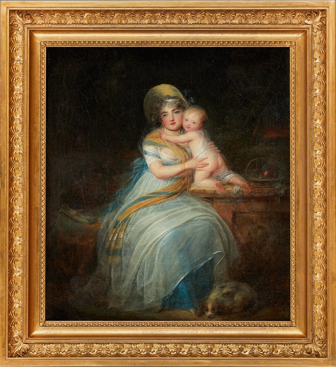 Attribué à Louis-léopold Boilly (1761-1845) - Scène De Genre Représentant l'Amour Maternel 