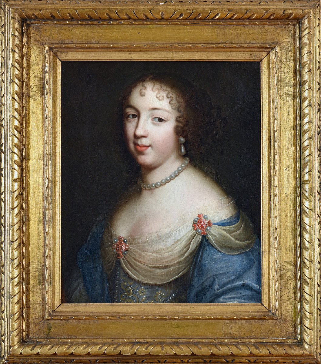 Charles Et Henri Beaubrun - Portrait De Marie Louise Pot De Rhodes, Duchesse De Vitry-photo-2