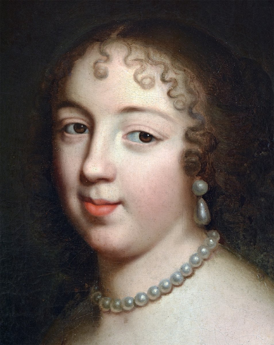 Charles Et Henri Beaubrun - Portrait De Marie Louise Pot De Rhodes, Duchesse De Vitry-photo-3