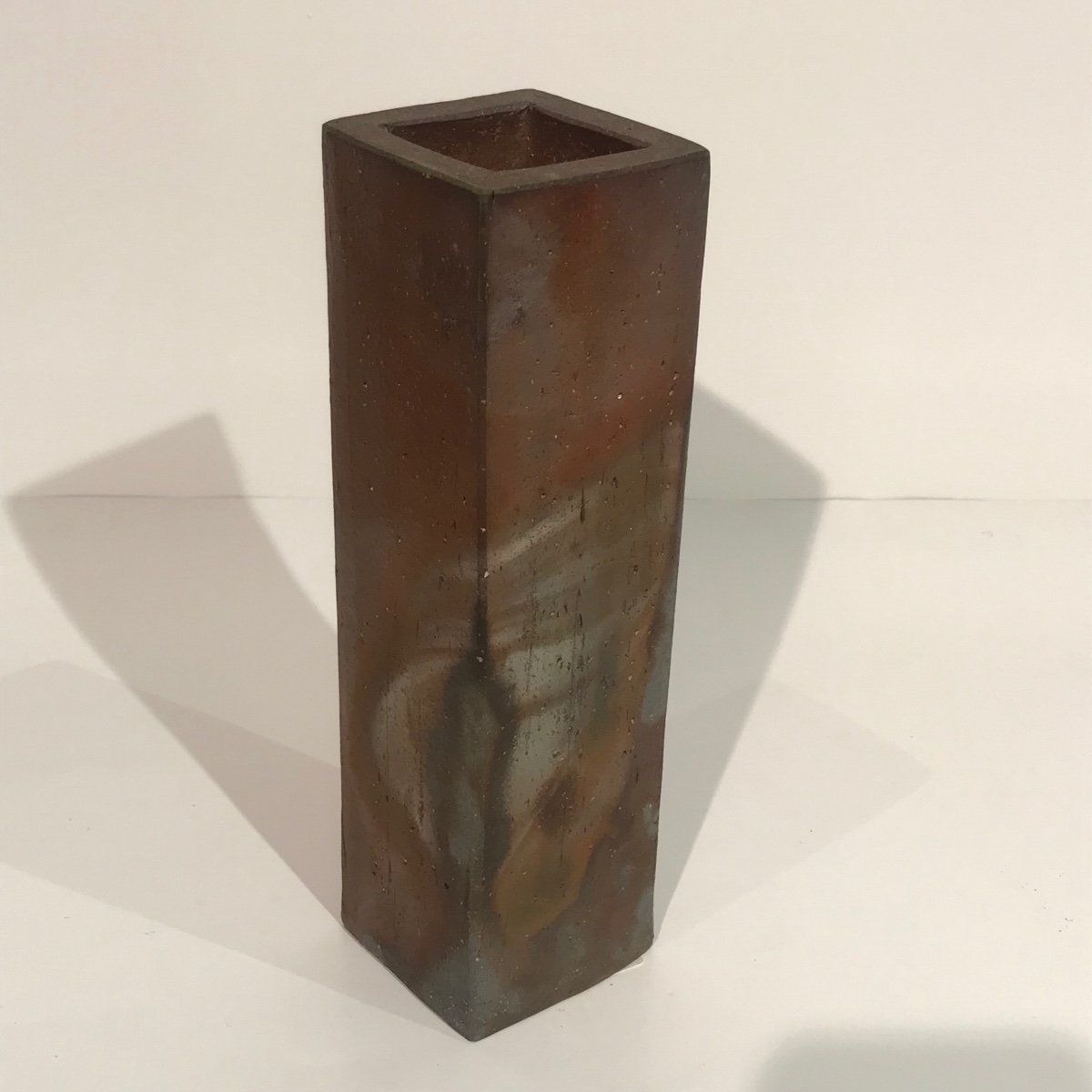Vase Japonais Minimaliste Bizen - Japon-photo-2